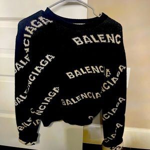 Used Balenciaga crop sweater